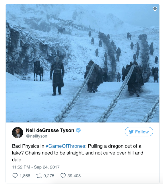 Τι λέει η Φυσική για όσα έγιναν στο Game of Thrones; Ο Neil deGrasse Tyson δίνει την επιστημονική του γνώμη - Φωτογραφία 2