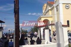 Σε κλίμα οδύνης η κηδεία της 49χρονης Βασιλικής Κλωνή στον Αλισσό [photos]