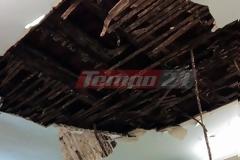 Κατέρρευσε το ταβάνι σε αίθουσα του Δημοτικού Ωδείου της Πάτρας- Σε λίγη ώρα στο σημείο θα έκαναν πρόβα - Από θαύμα δεν ήταν μέσα παιδιά-