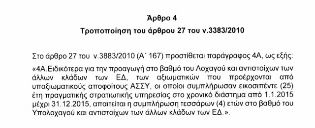 ΝΟΜΟΣΧΕΔΙΟ ΥΠΕΘΑ: Τι προβλέπει για τους καταταγέντες ΑΣΣΥ 1990 - Φωτογραφία 2