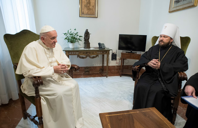 Συνάντηση Μητροπολίτη Βολοκολάμσκ με τον Πάπα Φραγκίσκο - Φωτογραφία 2