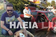 Ηλεία: Σκοτώθηκε σε σφοδρό τροχαίο ο Παναγιώτης Μυλωνάκης - Σκληρές εικόνες στο σημείο της τραγωδίας [photos-video]