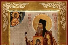 Ο Άγιος Λεωνίδας του Ούστνεντουμσκ και η εικόνα της Παναγίας Οδηγήτριας
