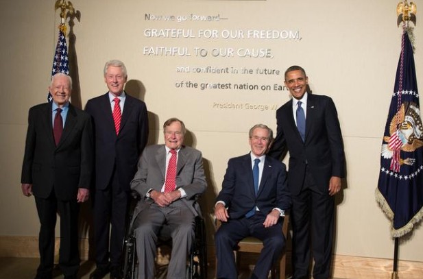 Που θα συναντηθούν κι οι 5 εν ζωή Πρόεδροι των ΗΠΑ; - Φωτογραφία 1