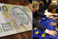 Πρωτοφανείς εικόνες στο... auf wiedersehen του Σόιμπλε στο Eurogroup - Υπόκλιση και δώρο... 100ευρω με το πρόσωπό του