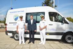 Χορηγία Ασθενοφόρου από την εταιρεία SAMOS STEAMSHIP Co στη ΔΥΚ