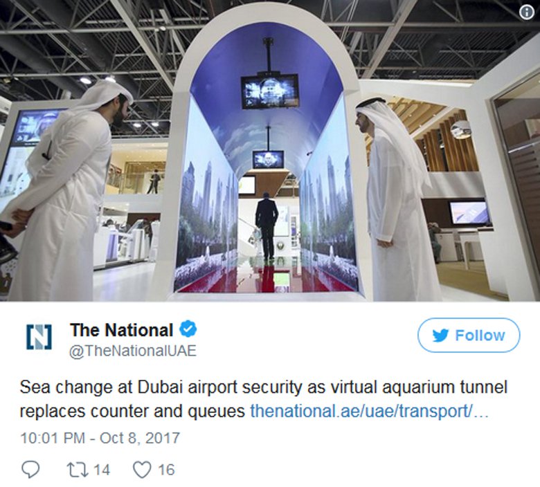 Ο αερολιμένας του Ντουμπάι αντικαθιστά τα σημεία ελέγχου με… ψάρια! - Φωτογραφία 2