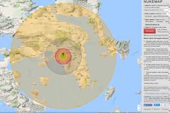 Δείτε το site του πυρηνικού πολέμου -Τι θα συμβεί αν πέσει πυρηνική βόμβα στην Αθήνα