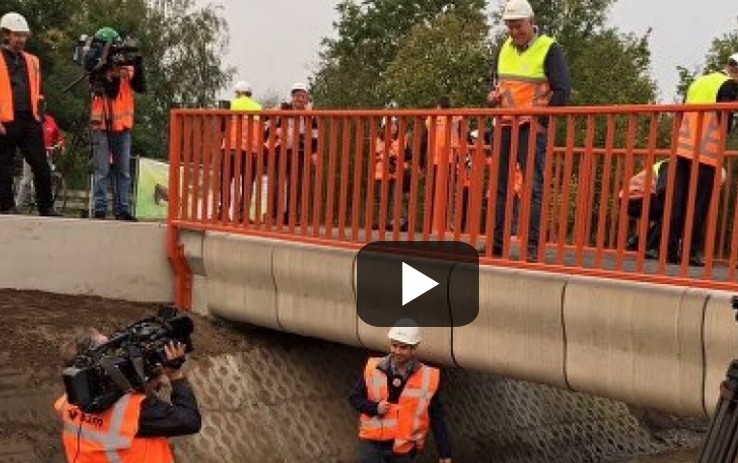 Στην Ολλανδία η πρώτη γέφυρα από μπετόν που βγήκε από 3D εκτυπωτή! [video] - Φωτογραφία 1