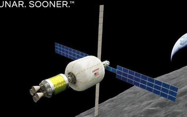 Σχέδια για φουσκωτό διαστημικό σταθμό γύρω από τη Σελήνη - Φωτογραφία 1