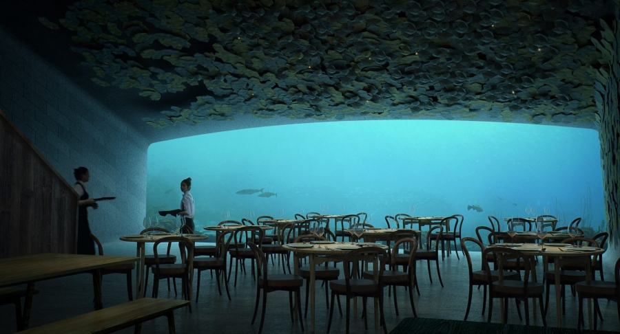Αυτό είναι το πρώτο υποβρύχιο εστιατόριο στην Ευρώπη - Φωτογραφία 1