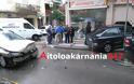 Αγρίνιο: Αυτοκίνητο εισέβαλε σε κατάστημα μετά από σφοδρή σύγκρουση - Φωτογραφία 5