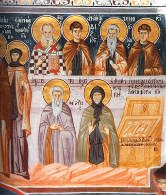 Άγιον Όρος - Οι τοιχογραφίες στο παρεκκλήσι του αγίου Δημητρίου της Μονής Βατοπαιδίου - Φωτογραφία 14