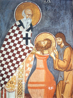 Άγιον Όρος - Οι τοιχογραφίες στο παρεκκλήσι του αγίου Δημητρίου της Μονής Βατοπαιδίου - Φωτογραφία 7