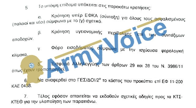 ΕΠΙΔΟΜΑ ΠΑΡΑΜΕΘΟΡΙΟΥ: Τον Δεκέμβριο η καταβολή για τους στρατιωτικούς! Ποιοι το δικαιούνται - Φωτογραφία 3