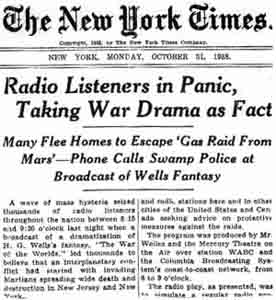 ΑΠΟ ΤΟΝ ΟΡΣΟΝ ΓΟΥΕΛΣ, ΤΟ 1938 Σαν σήμερα: Τα πιο επιτυχημένα fake news στην Ιστορία -Η απίστευτη φάρσα που προκάλεσε σάλο στις ΗΠΑ - Φωτογραφία 3