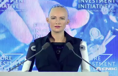 Καλώς ορίσατε στην Νέα Τάξη Πραγμάτων – Η Σαουδική Αραβία έδωσε υπηκοότητα σε ανθρωποειδές ρομπότ [video] - Φωτογραφία 1