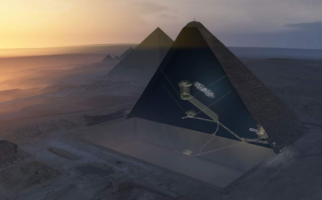 Κρυφός θάλαμος ανακαλύφθηκε στην Πυραμίδα του Χέοπα στην Αίγυπτο - Φωτογραφία 1