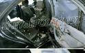 Εικόνες-σοκ από το αυτοκίνητο του Παπαδήμου που έσκασε η βόμβα - Φωτογραφία 3