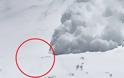 Τρομακτικό βίντεο: Χιονοστιβάδα «καταπίνει» ορειβάτες