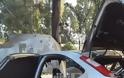 Χανιά:Στις φλόγες δυο αυτοκίνητα που ήταν σταθμευμένα σε πάρκινγκ
