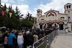 «Λαοθάλασσα» στη Νέα Ιωνία για να προσκυνήσουν την Αγία Ζώνη [photos]