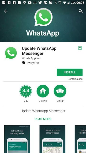 Η εφαρμογή Fake WhatsApp στο Google Play Store λήφθηκε περισσότερο από 1 εκατομμύριο φορές - Φωτογραφία 1