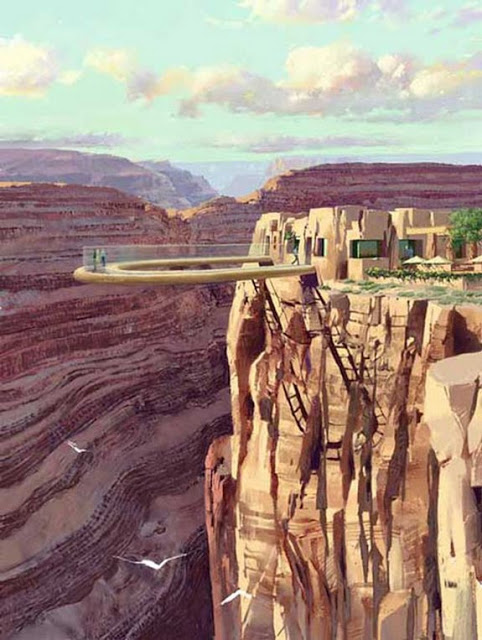 Η εντυπωσιακή γυάλινη γέφυρα πάνω από το Grand Canyon! - Φωτογραφία 3