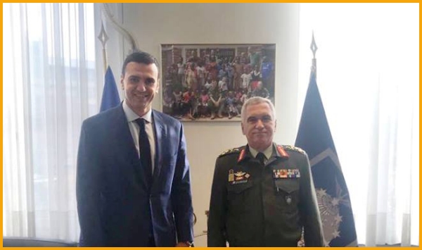 Συνάντηση Τομεάρχη Άμυνας ΝΔ κ. Κικίλια με τον Στρατηγό Μιχαήλ Κωσταράκο - Φωτογραφία 1