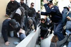Νέος χαμός στην Ευελπίδων: Επιτέθηκαν ξανά στον δολοφόνο της Δώρας - Τον κάρφωσε με στυλό η μητέρα - «Αλήτη, δεν θα ζήσεις» (ΦΩΤΟ & ΒΙΝΤΕΟ)
