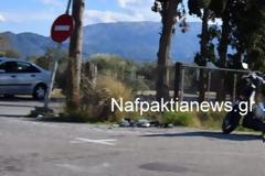 Αντίρριο: Τροχαίο ατύχημα με εμπλοκή δύο Ι.Χ. και ενός δικύκλου! (ΔΕΙΤΕ ΦΩΤΟ)