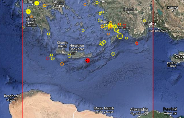 Σεισμική δόνηση 4,4 Ρίχτερ ταρακούνησε την Κρήτη - Φωτογραφία 2