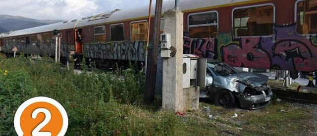 Σύγκρουση αυτοκινήτου με τρένο στην Ξάνθη - Φωτογραφία 1