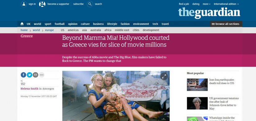 Guardian: «O Αλ. Τσίπρας θέλει να φέρει το Hollywood στην Ελλάδα» - Φωτογραφία 5