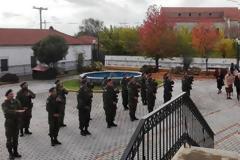 Έπαρση Σημαίας στο χωριό Κορνοφωλιά Έβρου, από Εθνοφύλακες του ΤΕΘ Τυχερού