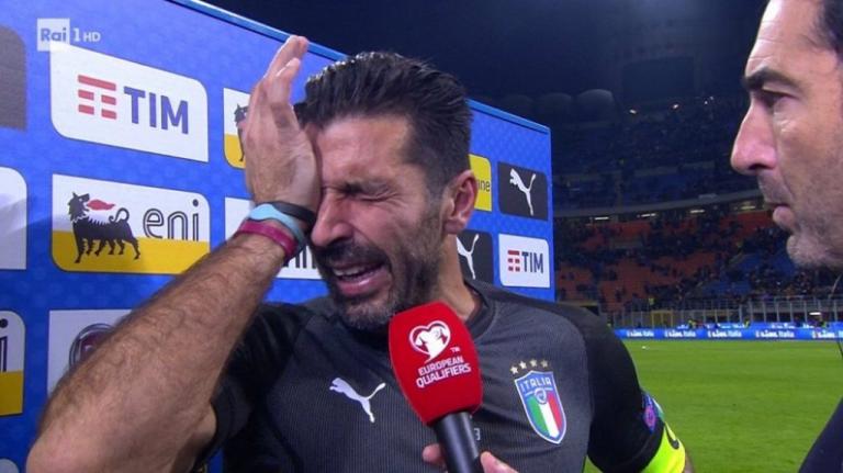 «Λύγισε» ο Μπουφόν! Αποχαιρέτησε με δάκρυα την εθνική Ιταλίας (video) - Φωτογραφία 1