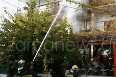 Χανιά: Μεγάλη φωτιά σε σπίτι στη Νέα Χώρα [photo+video]