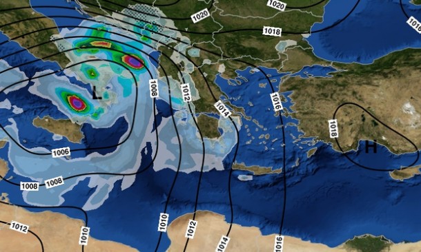 Καιρός: Η «Ευρυδίκη» κύκλωσε την Αττική – Καταιγίδες μέχρι την Παρασκευή - Φωτογραφία 1