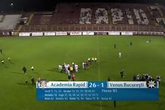Η Ραπίντ Βουκουρεστίου νίκησε 26-1 σε αγώνα πρωταθλήματος