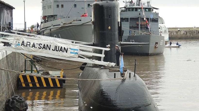 Αργεντινή: Επτά κλήσεις δίνουν ελπίδες για τους 44 ναυτικούς του βυθισμένου υποβρυχίου - Φωτογραφία 1