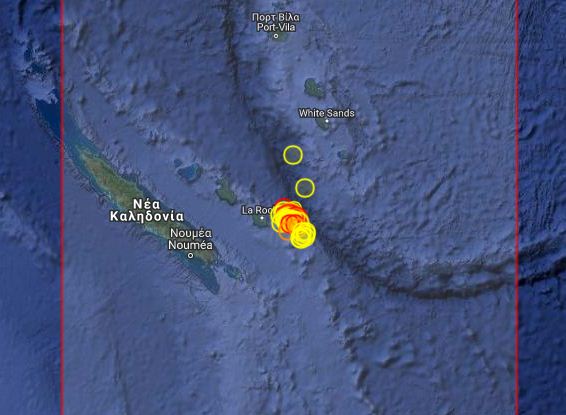 Δεύτερη ισχυρή σεισμική δόνηση 6,6 Ρίχτερ στη Νέα Καληδονία - Φωτογραφία 1