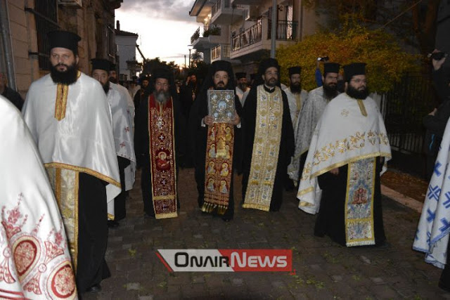 Μεγαλειώδης υποδοχή της Τιμίας Ζώνης της Θεοτόκου στο Μεσολόγγι (ΔΕΙΤΕ ΦΩΤΟ) - Φωτογραφία 4