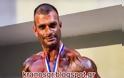 Χάλκινο μετάλλιο στο παγκόσμιο πρωτάθλημα Bodybuilding ο Επίλαρχος Γιώργος Μαργαρίτης. Συγχαρητήρια από τον Αρχηγό ΓΕΣ - Φωτογραφία 4