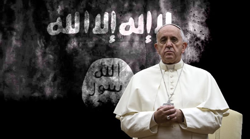 Οι τζιχαντιστές «αποκεφάλισαν» τον Πάπα - Φωτογραφία 1