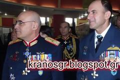 Φωτό από τις εορταστικές εκδηλώσεις για την ημέρα των ΕΔ στην 1η Στρατιά