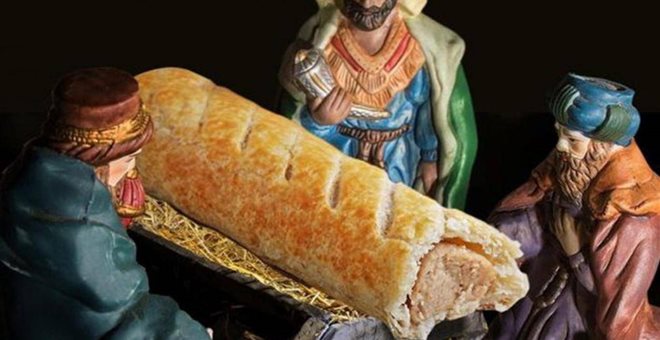 Βρετανικοί φούρνοι «αντικατέστησαν» τον Ιησού Χριστό με μια ... λουκανικόπιτα - Φωτογραφία 1