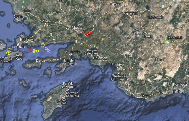 Σεισμός 5 Ρίχτερ στην Τουρκία - Ταρακουνήθηκε και η Ρόδος - Φωτογραφία 2