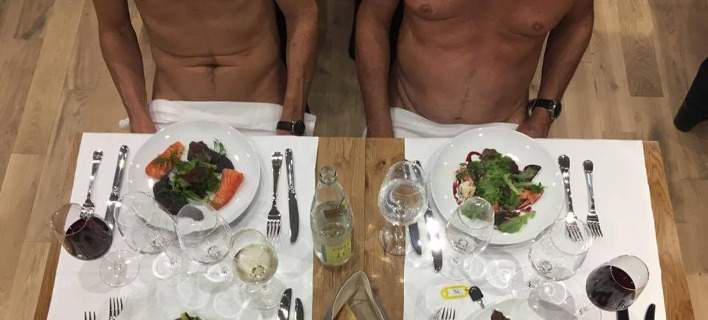 Λειτουργεί το εστιατόριο γυμνιστών στο Παρίσι –Το μόνο ύφασμα είναι τα τραπεζομάντιλα - Φωτογραφία 1