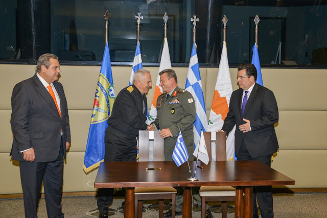 Κοινό Ανακοινωθέν Υπουργείων Άμυνας Ελλάδας και Κύπρου μετά το πέρας της Συνόδου του Διακυβερνητικού Συμβουλίου Άμυνας. - Φωτογραφία 5