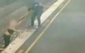 Συγκλονιστικό βιντεο από τη δραματική διάσωση γυναίκας που έπεσε στις γραμμές του τρένου